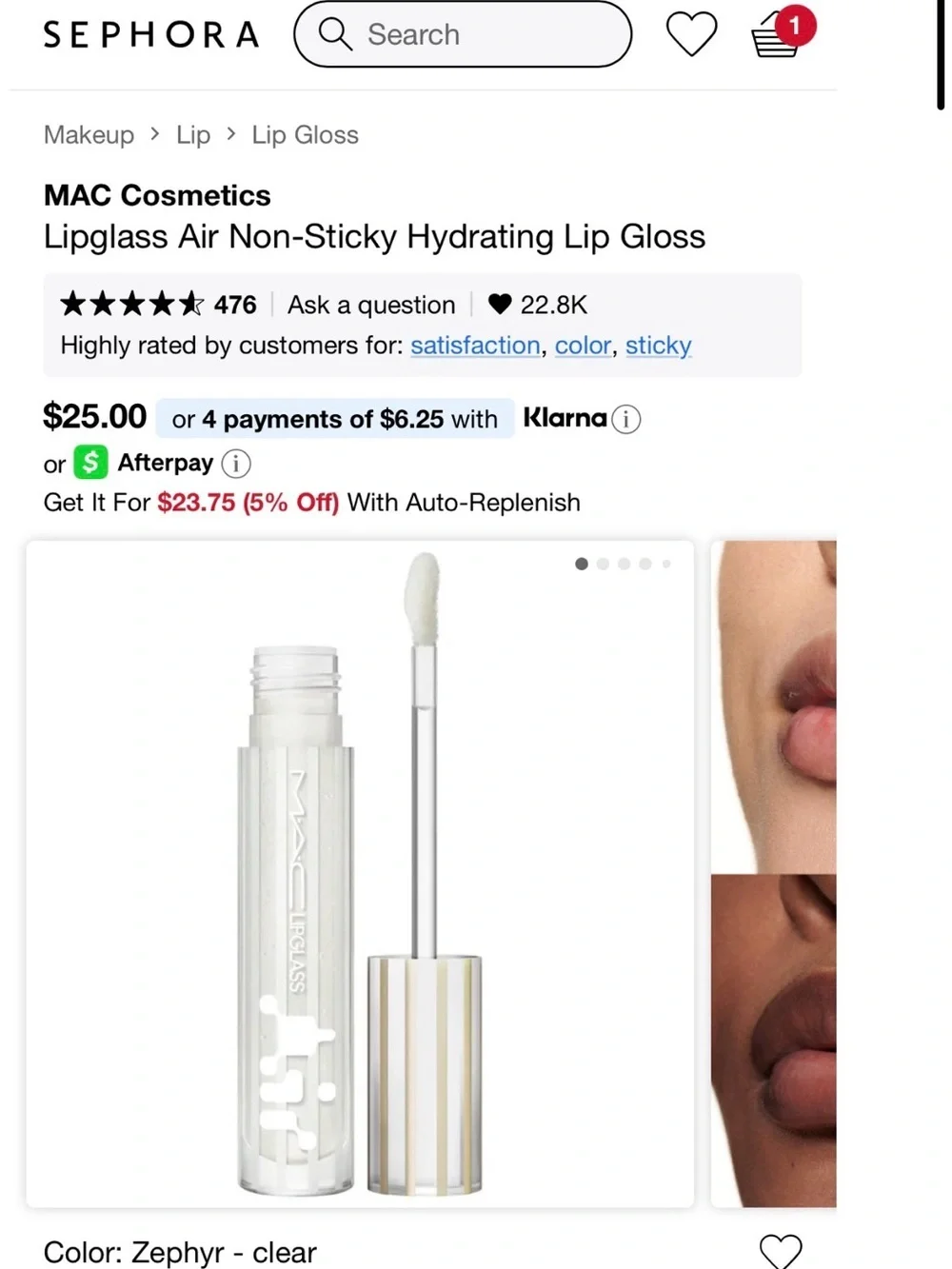 MAC Cosmetics high shine